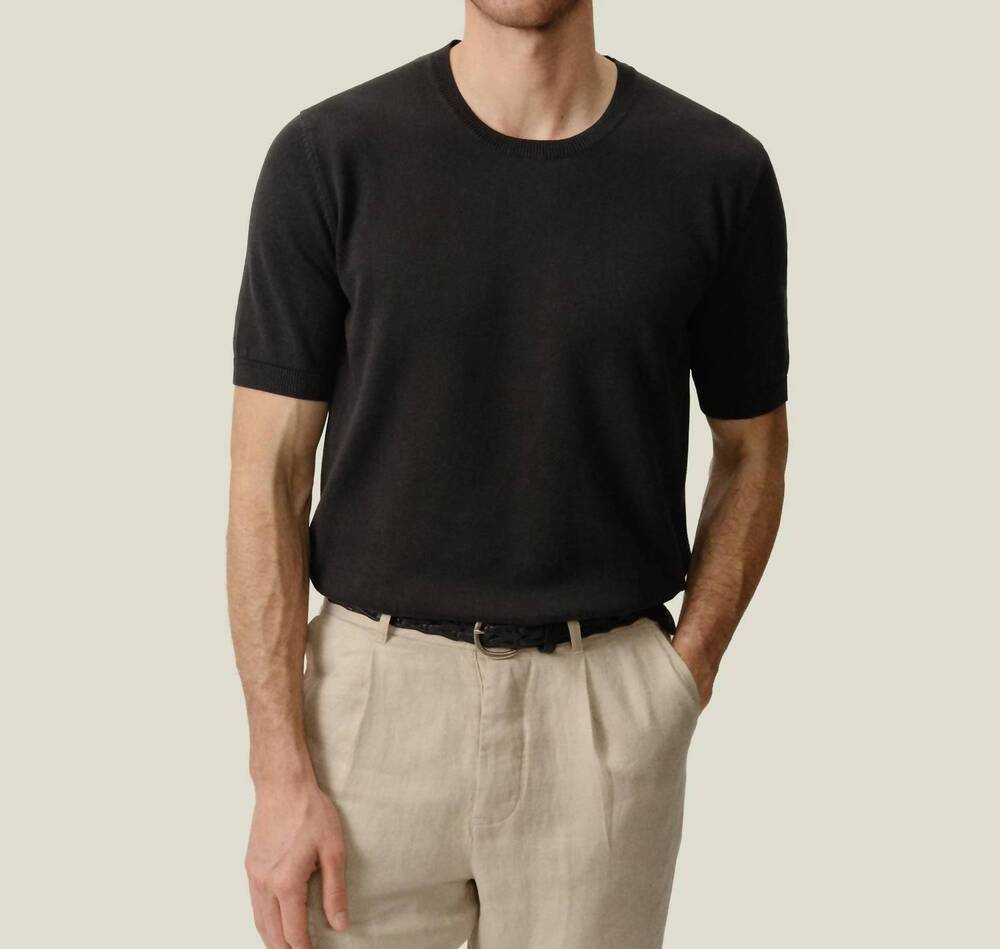 NEW ALEX CRANE lolo sweater tee in black